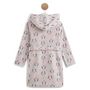 Voir la diapositive 2 : IN EXTENSO Robe de chambre peluche flamants rose fille
