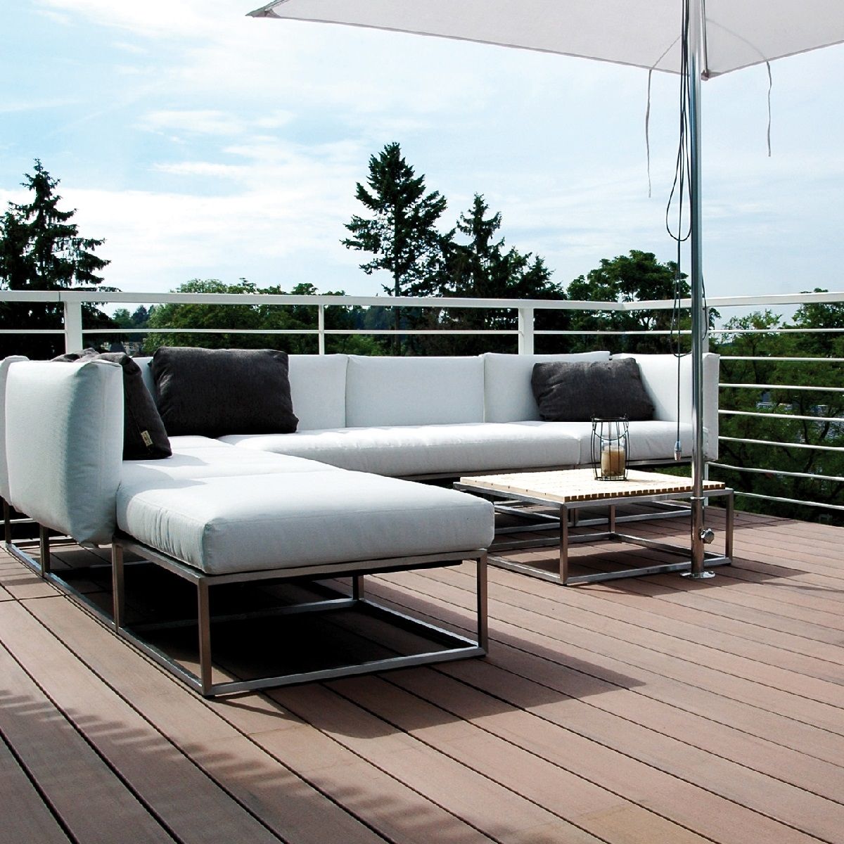 GREEN OUTSIDE Pack Lame de terrasse composite alvéolaire Chocolat