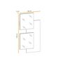 Voir la diapositive 6 : Paris Prix Ensemble Dressing Design  Easy I  170cm Naturel