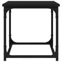 VIDAXL Table d'appoint Noir 40x40x40 cm Bois d'ingenierie