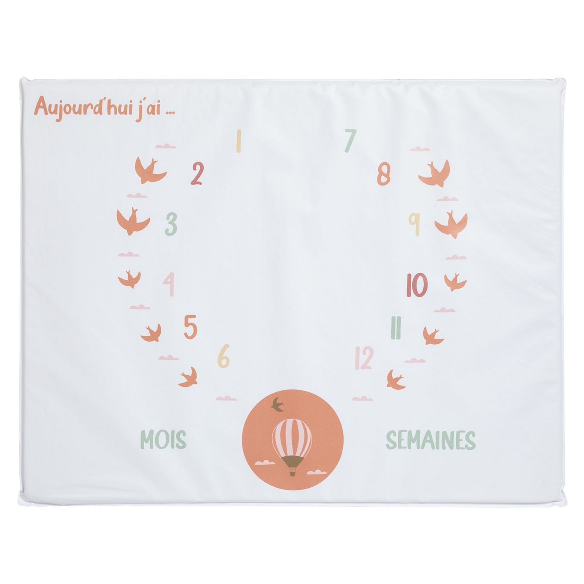 Babycalin Coussin à langer bébé 50x70cm avec étoiles Doux et