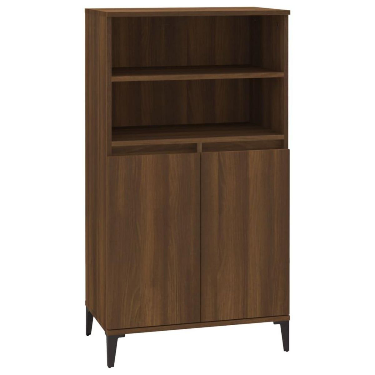 VIDAXL Buffet haut Chene marron 60x36x110 cm Bois d'ingenierie