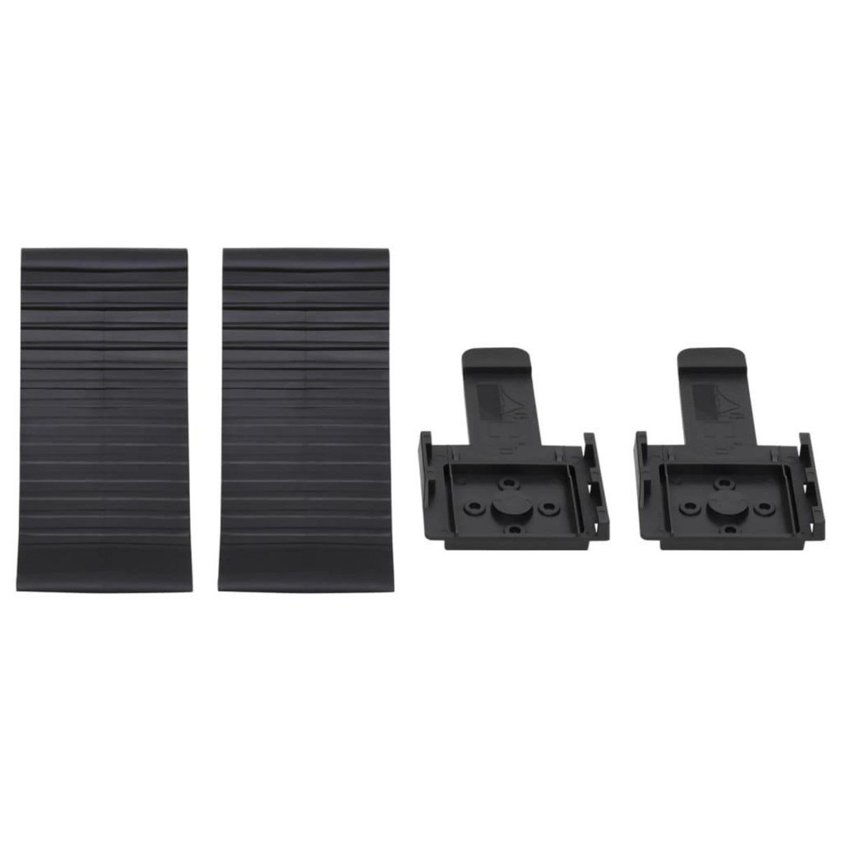 VIDAXL Cales de roues 2 pcs 25x10x11,5 cm plastique