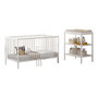 Voir la diapositive 2 : Paris Prix Pack - Lit Bébé & Table à Langer  Dino  70x140cm Blanc
