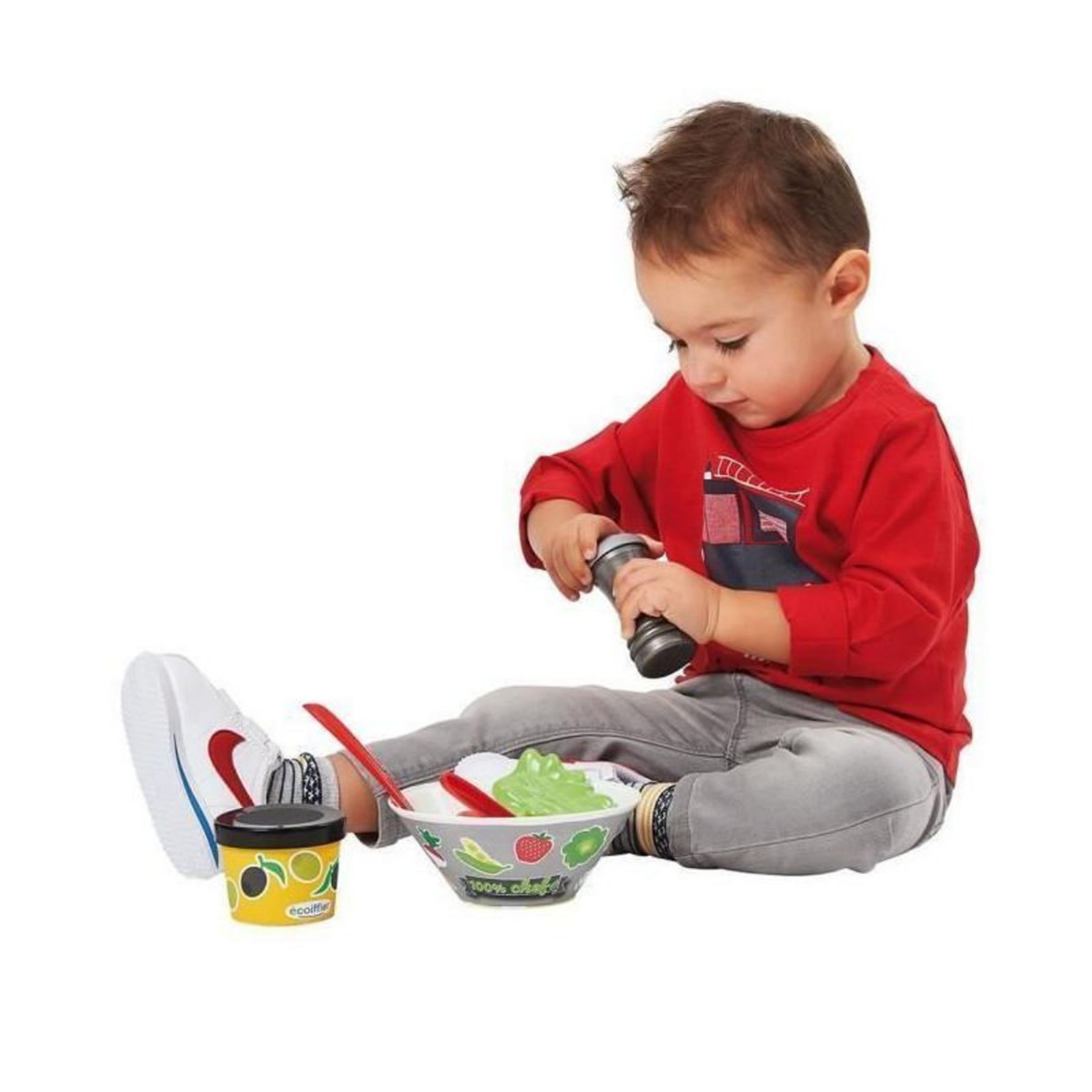 Ecoiffier Jeu de cuisine Ecoiffier Coffret de Salade Composée multicolore