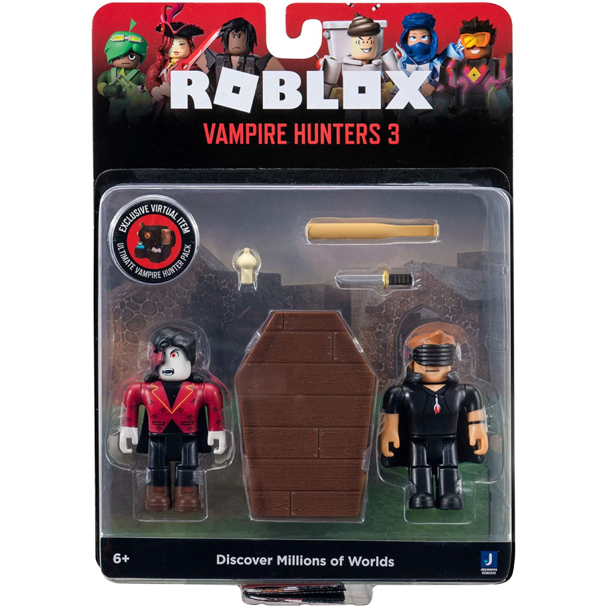 Voir la diapositive 1 : JAZWARES Pack 2 Figurines Roblox Game