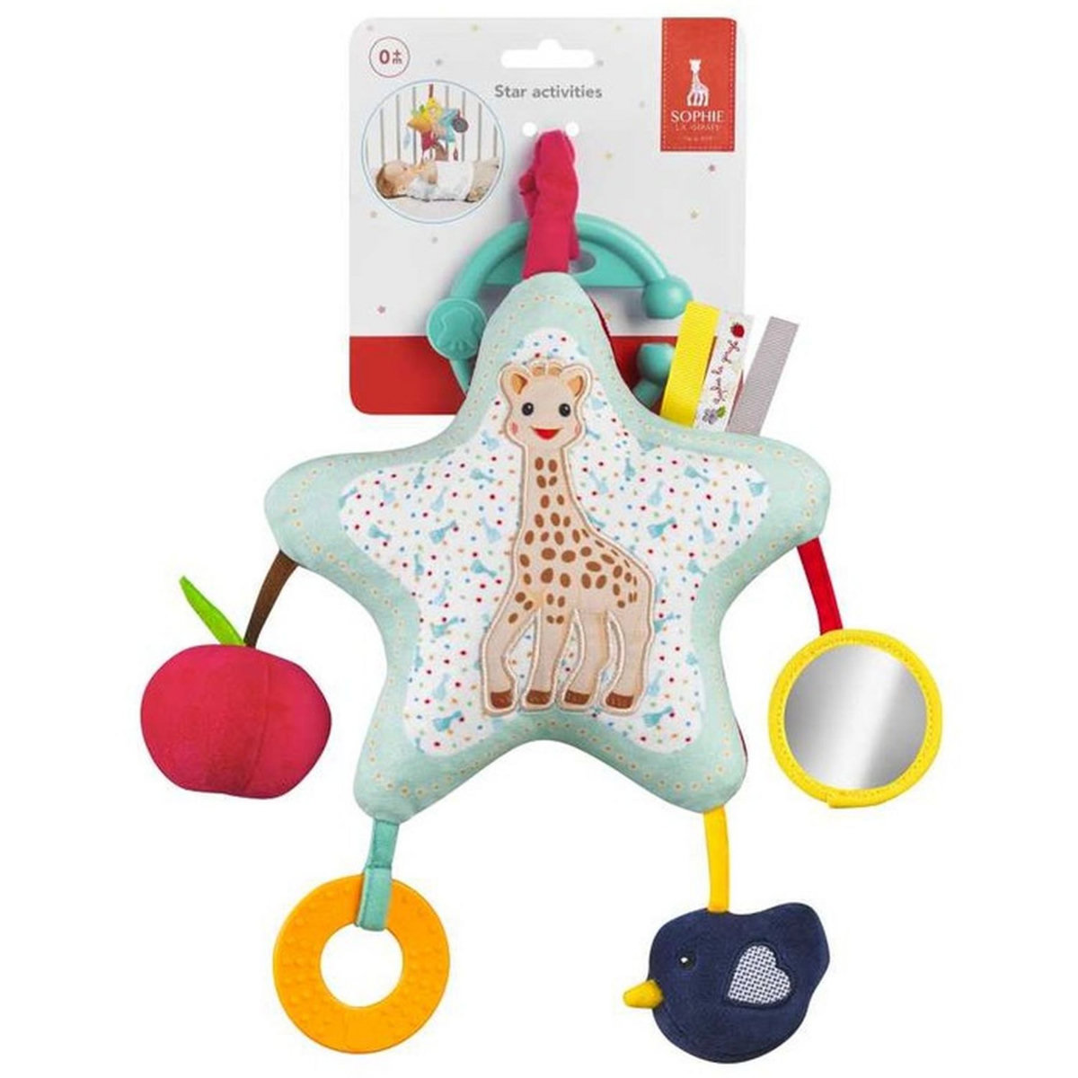 VULLI Hochet étoile d'activités Sophie la Girafe