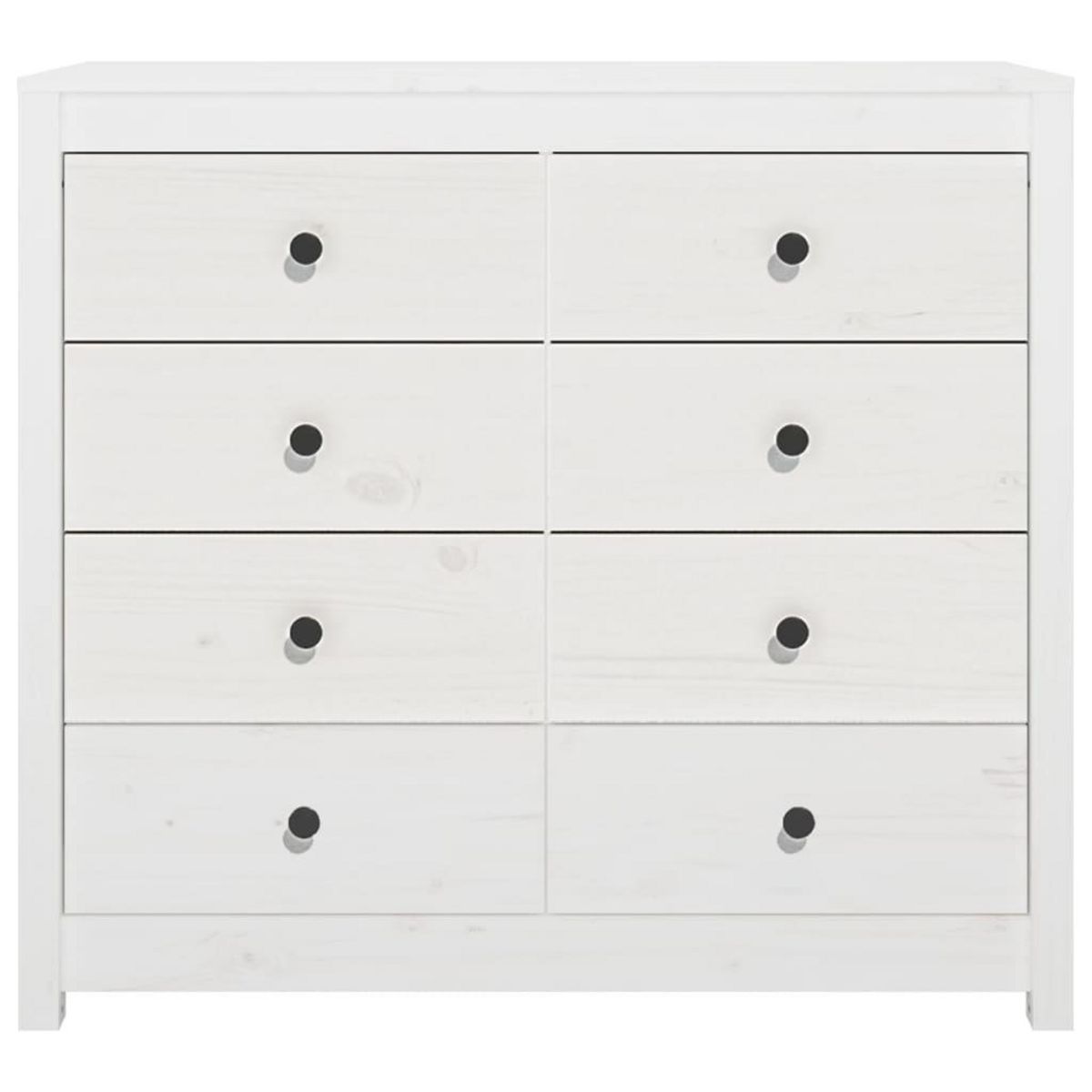 VIDAXL Armoire laterale Blanc 100x40x90 cm Bois de pin massif