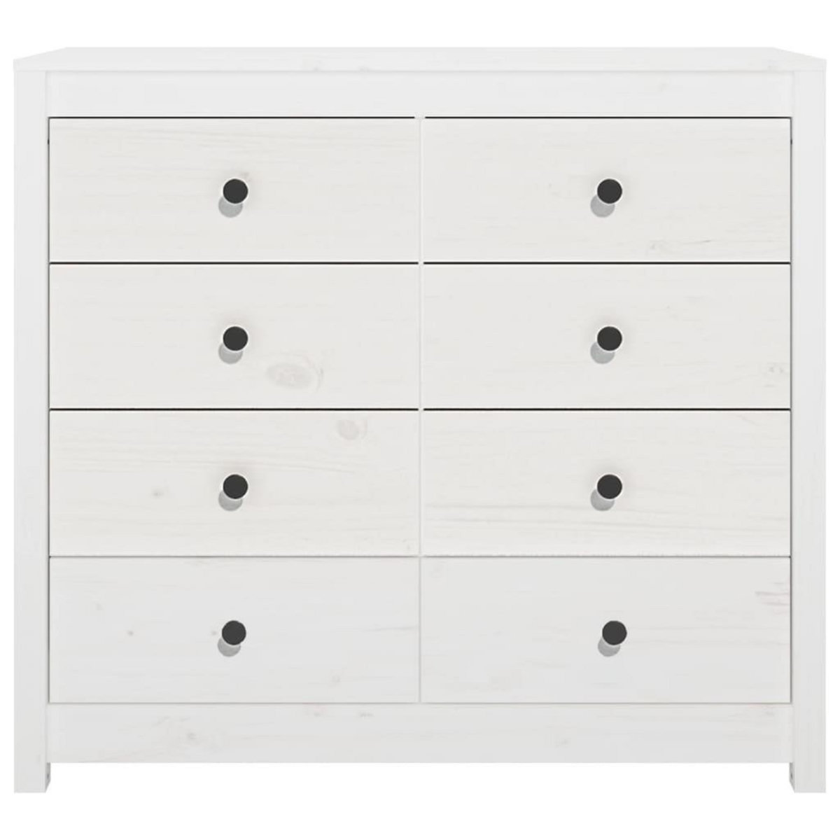 VIDAXL Armoire laterale Blanc 100x40x90 cm Bois de pin massif