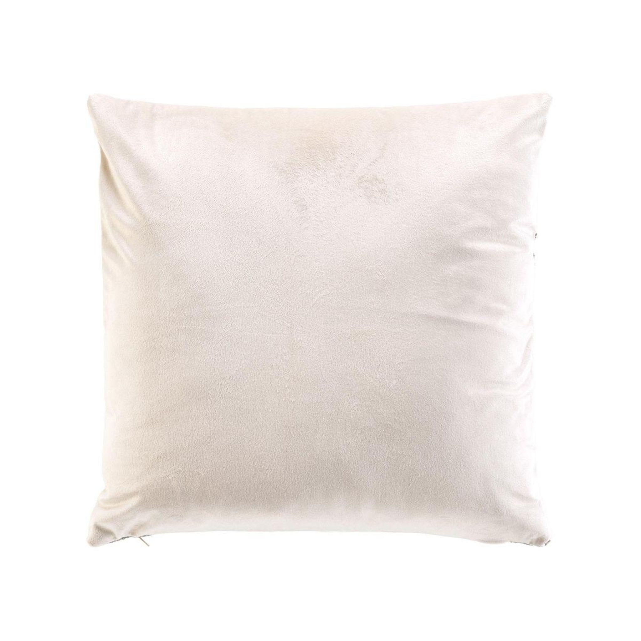 Voir la diapositive 2 : Douceur d'Intérieur Coussin déco chenille  meriel  45x45cm gris
