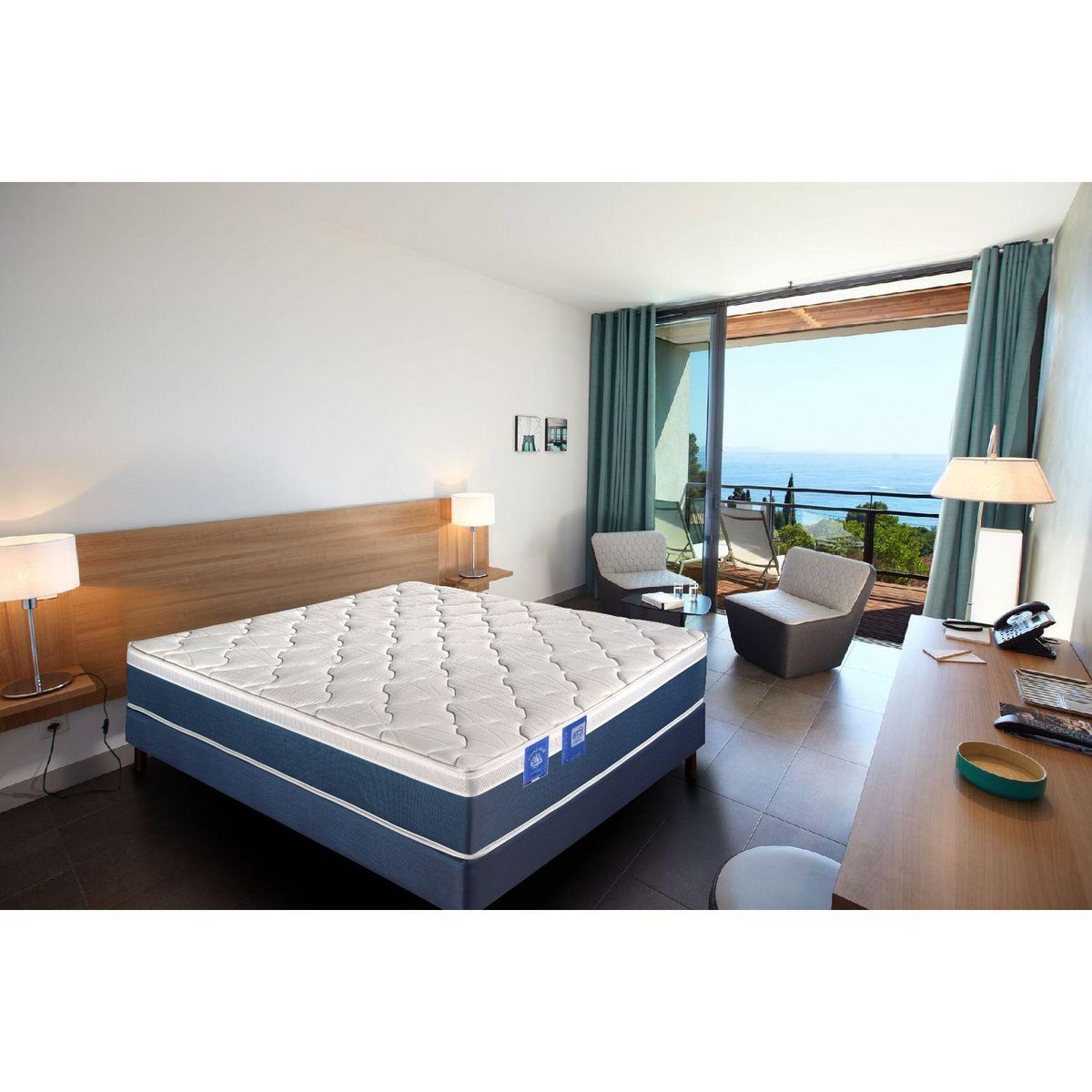 BELLE LITERIE BENOIST Matelas 100% recyclé 140x190 cm LE VERTUEUX