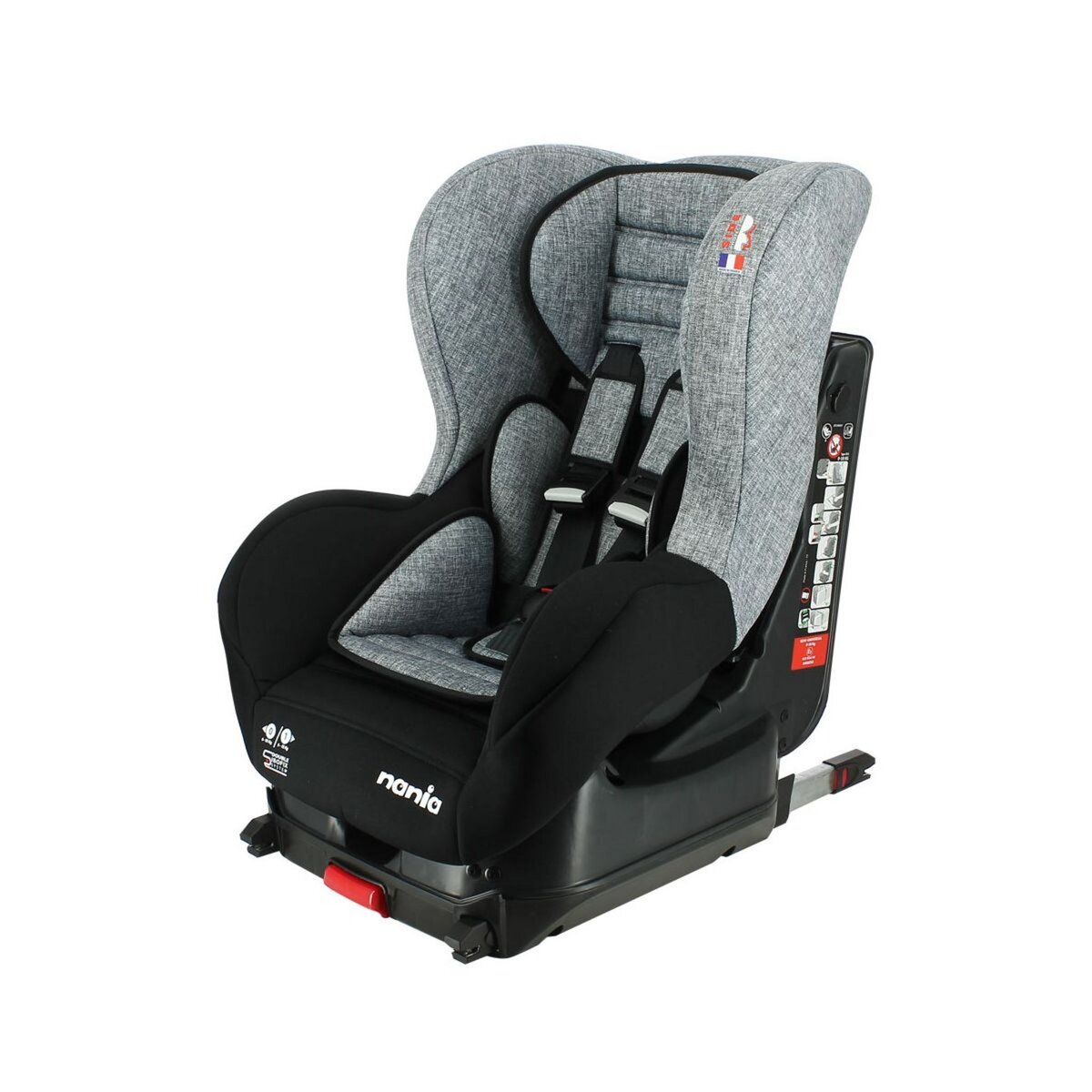 NANIA Siège auto isofix  groupe 0/1 COSMO Nania Silver