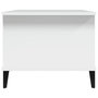 Voir la diapositive 4 : VIDAXL Table basse Blanc 90x50x40 cm Bois d'ingenierie