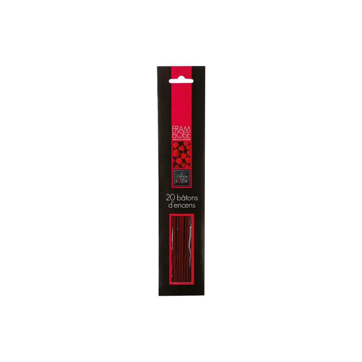 ATMOSPHERA Lot de 20 Bâtons d'Encens 25cm Framboise