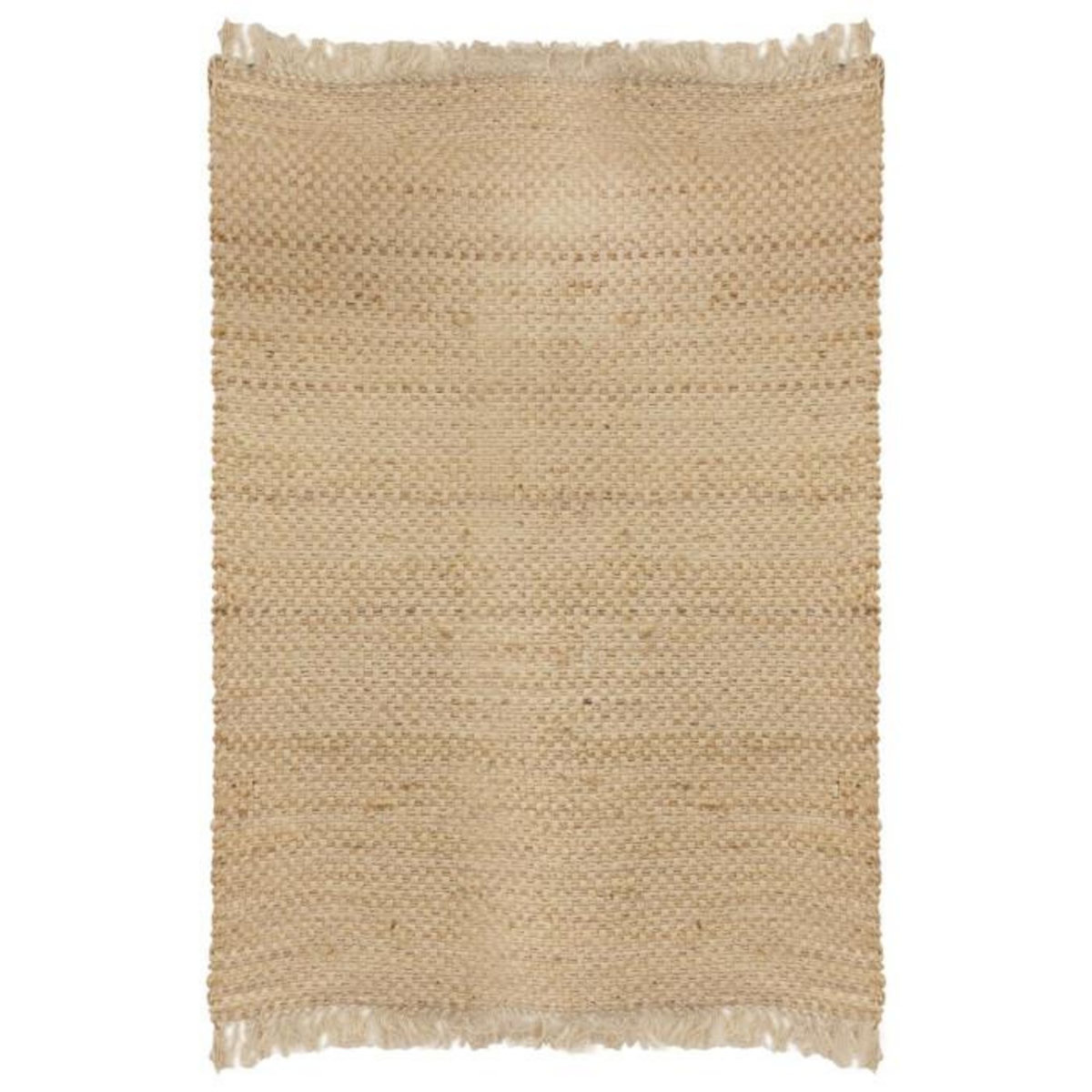 Paris Prix Tapis à Franges en Jute  Polba  120x170cm Naturel