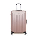 AMERICAN TRAVEL AMERICAN TRAVEL - Valise Grand Format BROOKLYN 75 cm 4 Roues. Coloris disponibles : Gris, Rose, Vert, Rouge, Beige, Bleu, Noir