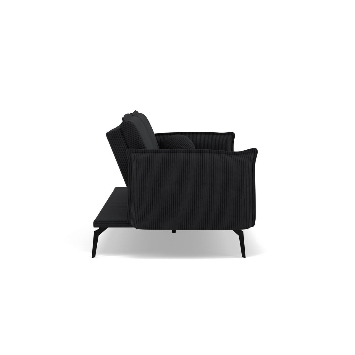 BEST MOBILIER Lexie - canapé convertible clic-clac 2 places en velours côtelé