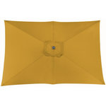 Proloisirs Toile Parasol Mat Droit 3x2 par 6 Polyester 200gr SD - Curry