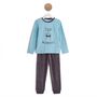 Voir la diapositive 1 : IN EXTENSO Ensemble pyjama velours moumoute garçon