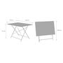 Voir la diapositive 5 : SWEEEK Table de jardin bistrot pliable - Emilia rectangle - Table rectangle 110x70cm en acier thermolaqué