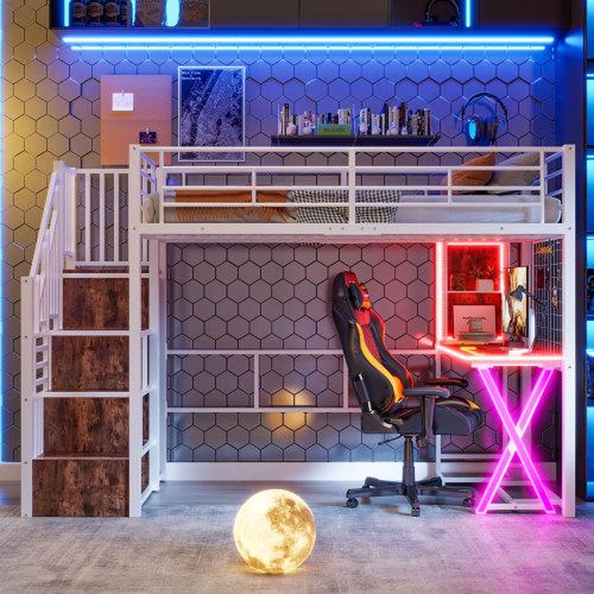 Voir la diapositive 2 : MERAX Lit mezzanine