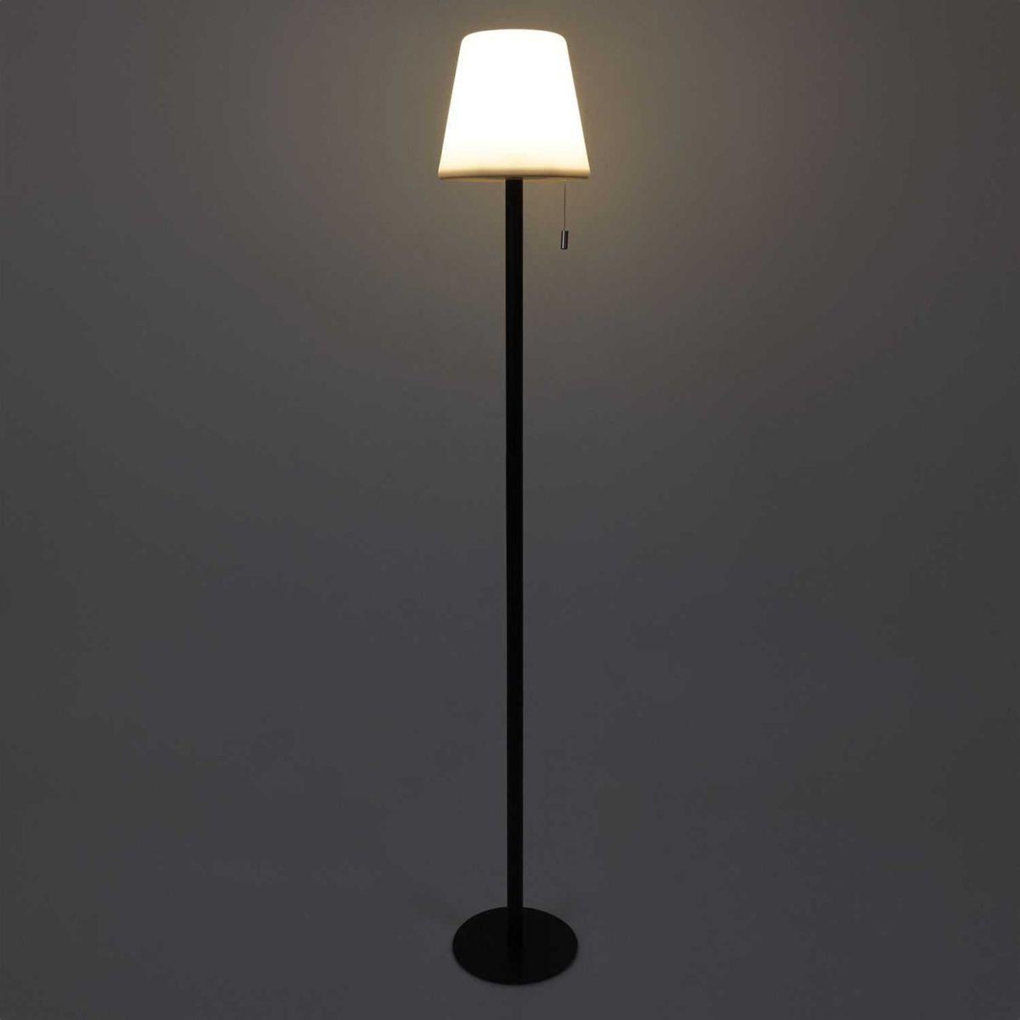 Voir la diapositive 2 : The Home Deco Factory Lampadaire à led intérieur & extérieur  rgb  160cm blanc & noir