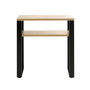 Voir la diapositive 2 : Paris Prix Console Design  Felicita  75cm Noir & Chêne