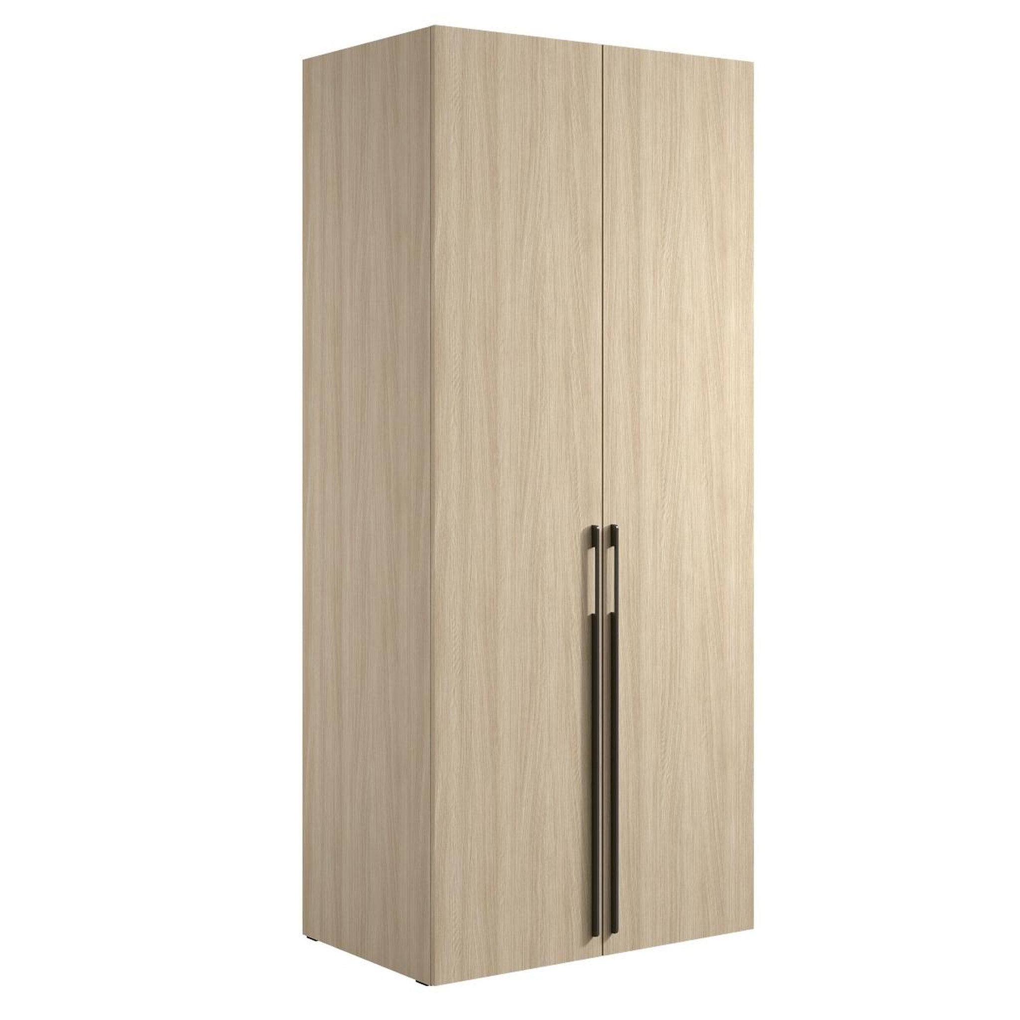 JLC KREATION Armoire moderne en bois 2 portes 90cm orelia