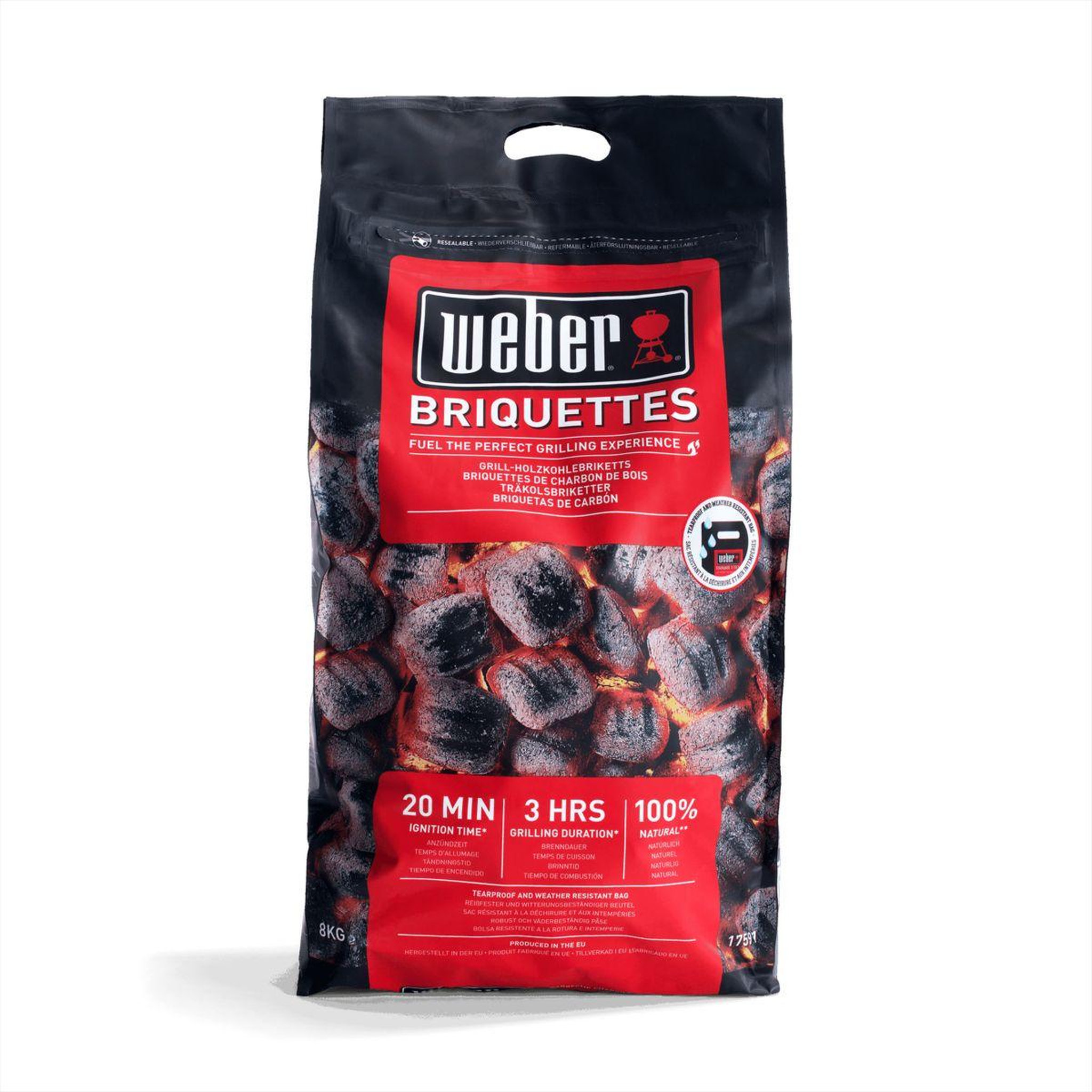 Weber Briquette de charbon 8kg FSC