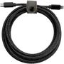 Voir la diapositive 2 : ADEQWAT Câble Lightning vers USB-C 3M Noir
