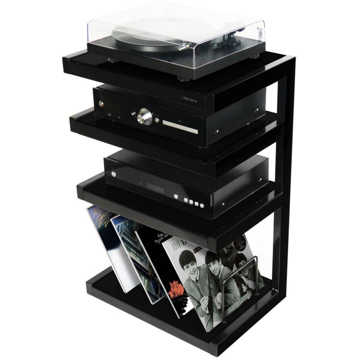 Norstone Meuble Hifi Esse vinyl - Noir