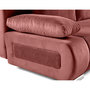 Voir la diapositive 5 : BEST MOBILIER Elio - canapé 3 places convertible - avec coffre - en velours et velours côtelé