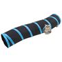 Voir la diapositive 2 : VIDAXL Tunnel pour chats en forme de S Noir et bleu 122 cm Polyester
