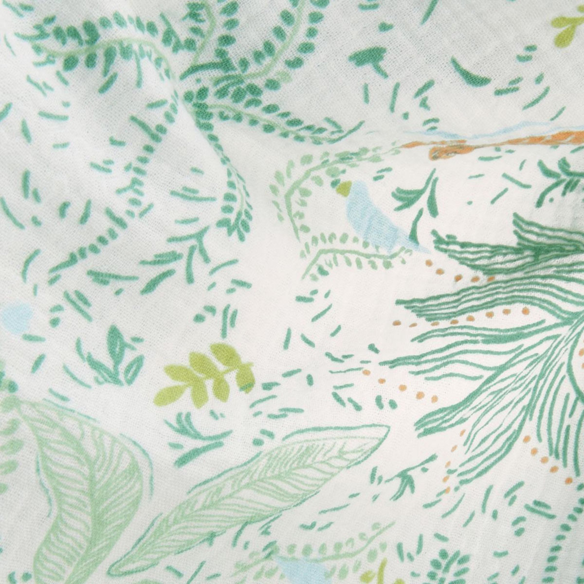 Petit Béguin Foulard en gaze de coton Kanha 100 x 100 cm