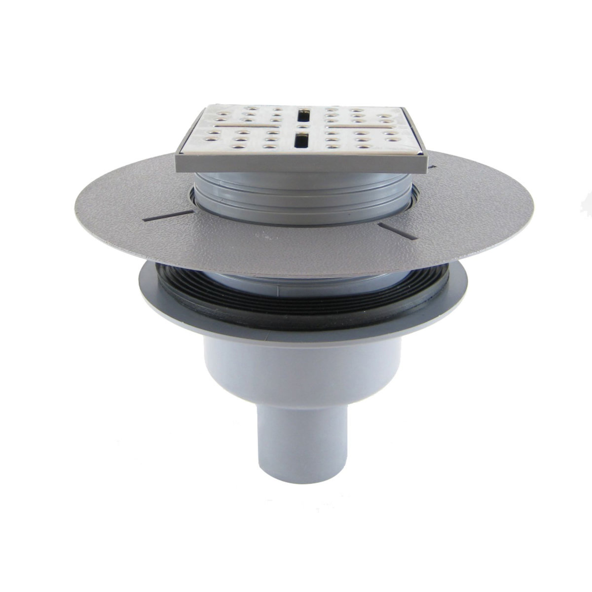 Aurlane Bonde à sortie VERTICALE pour bac receveur de douche à carreler RAINY et HIGH RAINY