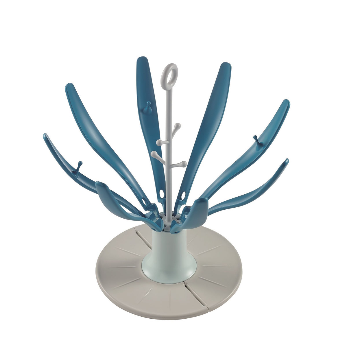 BEABA Egoutte Biberon pliable Flower - Bleu