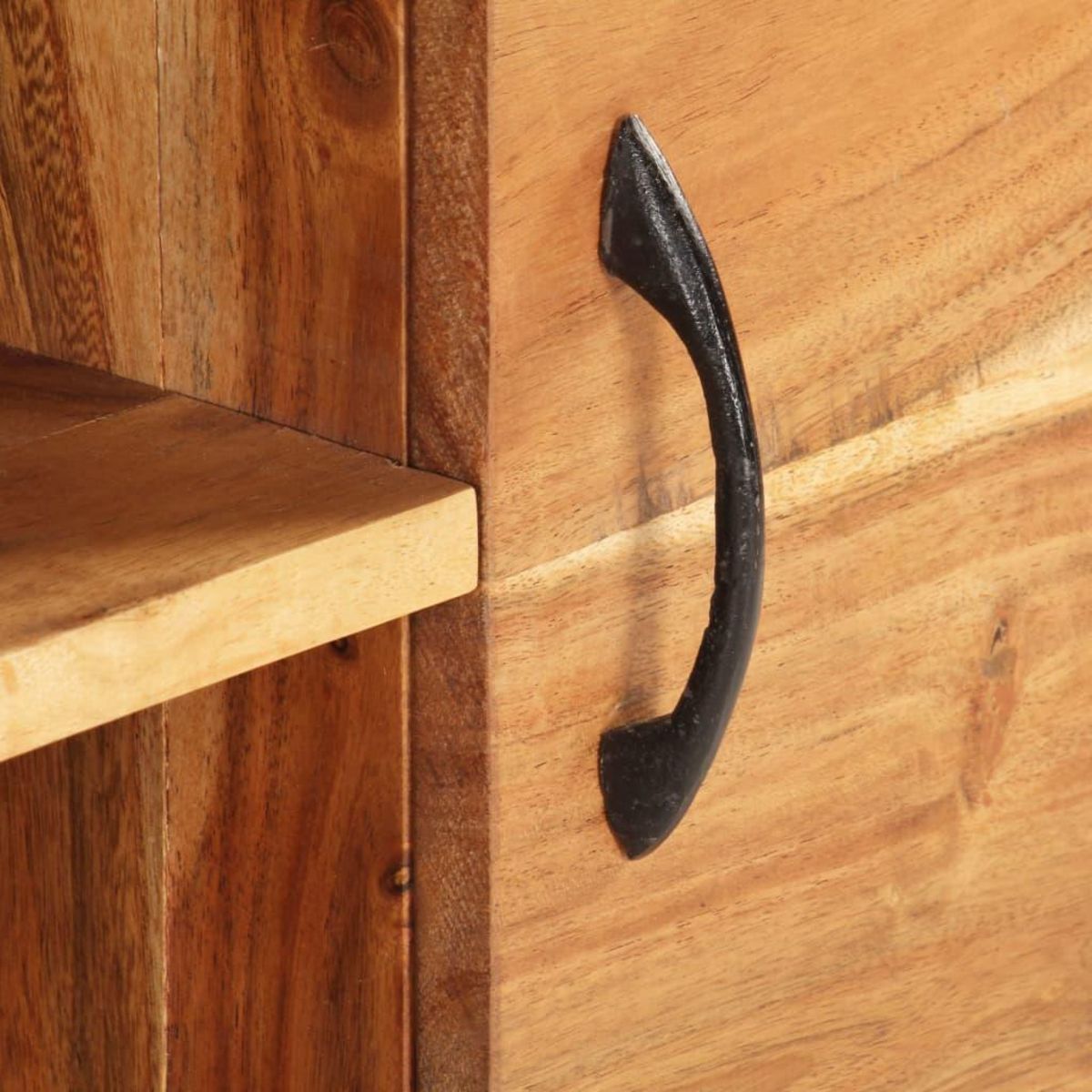 VIDAXL Buffet 116x30x66 cm Bois d'acacia massif