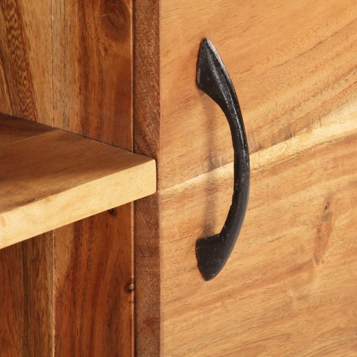 VIDAXL Buffet 116x30x66 cm Bois d'acacia massif