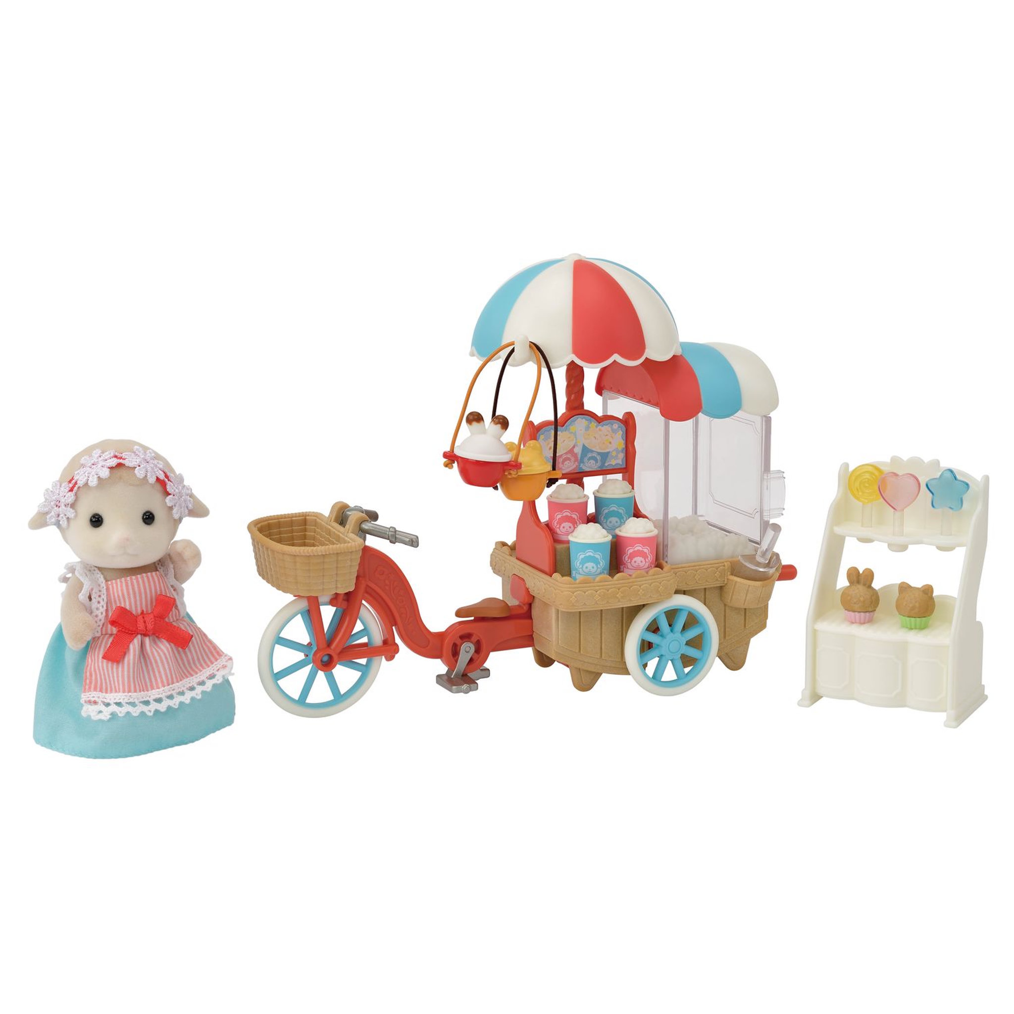 Voir la diapositive 3 : Epoch d'Enfance La maman mouton et pop corn Sylvanian