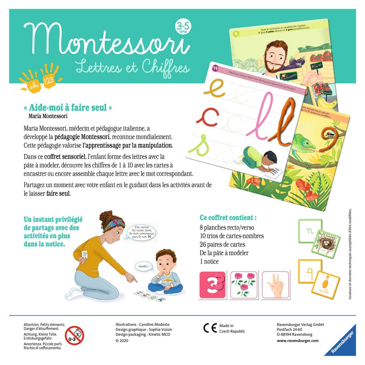 RAVENSBURGER Montessori Lettres et Chiffres
