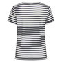 Voir la diapositive 2 : Only T-Shirt Blanc/Marine Femme Only Ivy