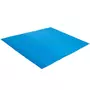  Tapis de sol bleu pour piscine Summer Waves 2,69 x 2,69 m pour piscine Ø 2,44 m