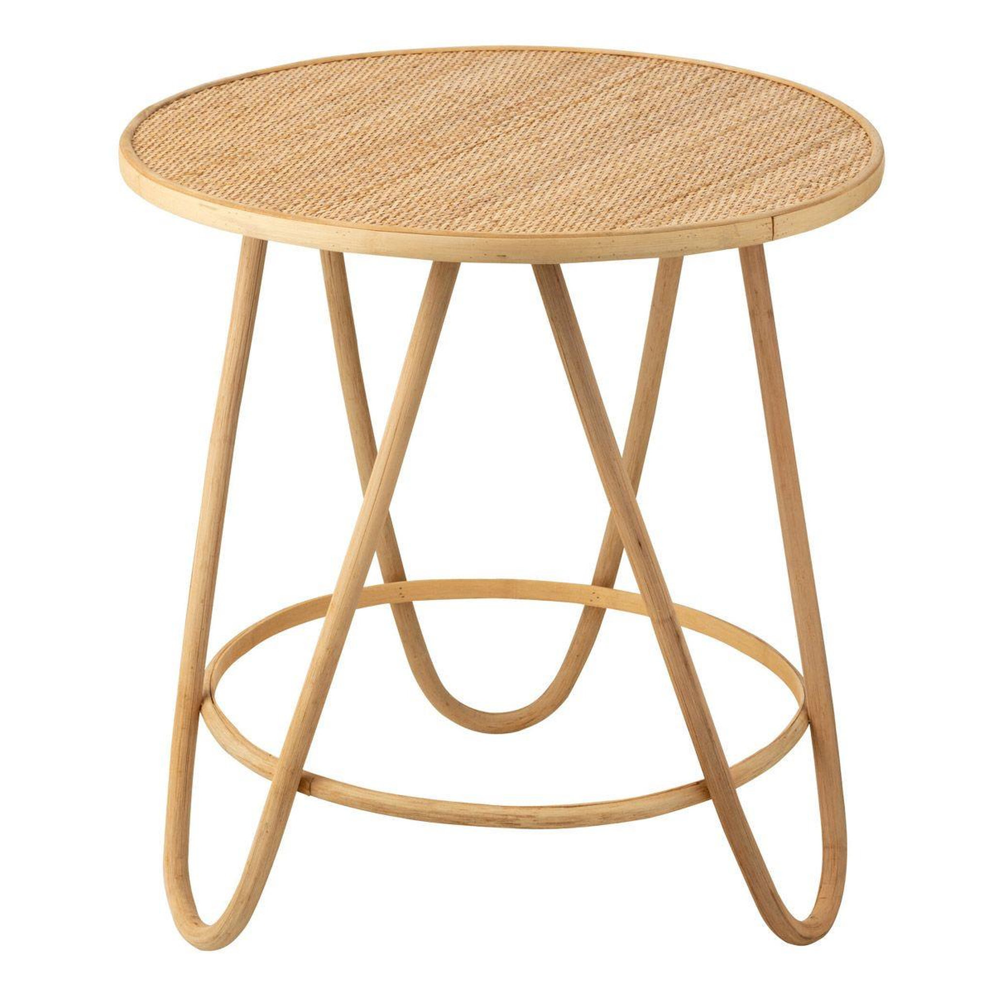 J-LINE Table basse en rotin  balia  60cm naturel
