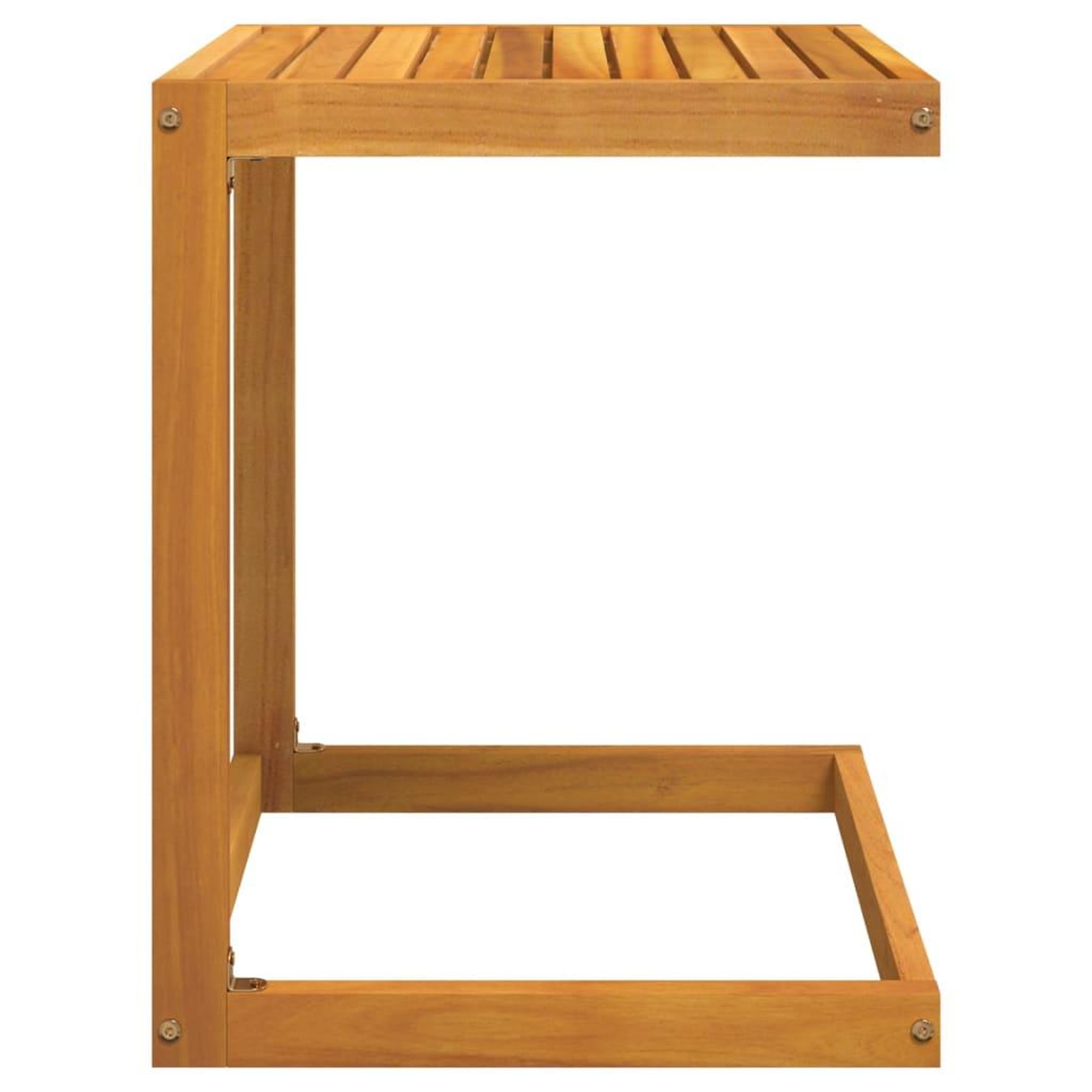 VIDAXL Vidaxl vidaxl table en forme de C 42 x 42 x 40 cm cm bois massif d'acacia