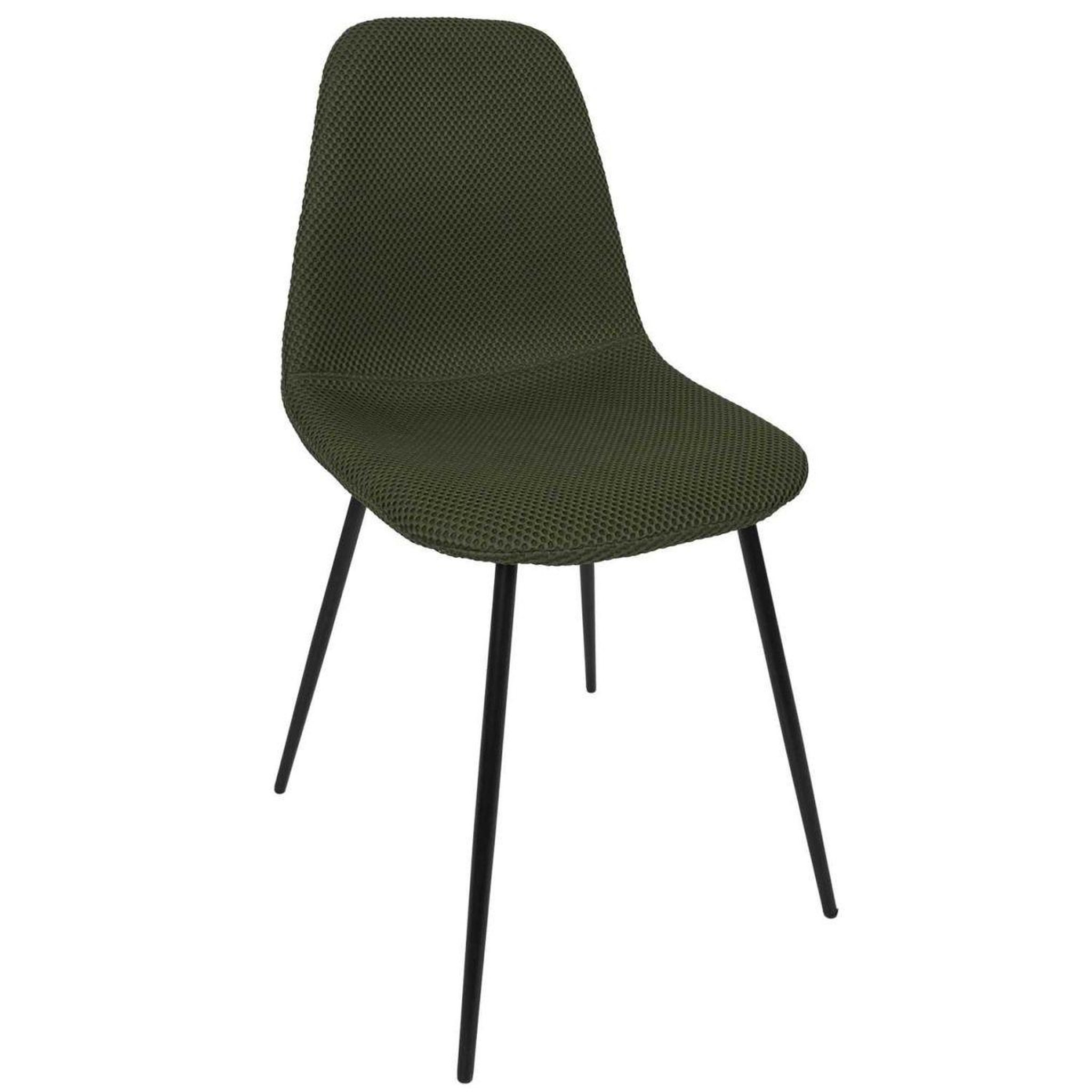 Voir la diapositive 2 : The Home Deco Factory Lot de 4 chaises  atome  86cm kaki