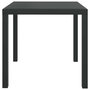 Voir la diapositive 3 : VIDAXL Table de jardin Noir 80 x 80 x 74 cm Aluminium et WPC