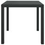 Voir la diapositive 3 : VIDAXL Table de jardin Noir 80 x 80 x 74 cm Aluminium et WPC