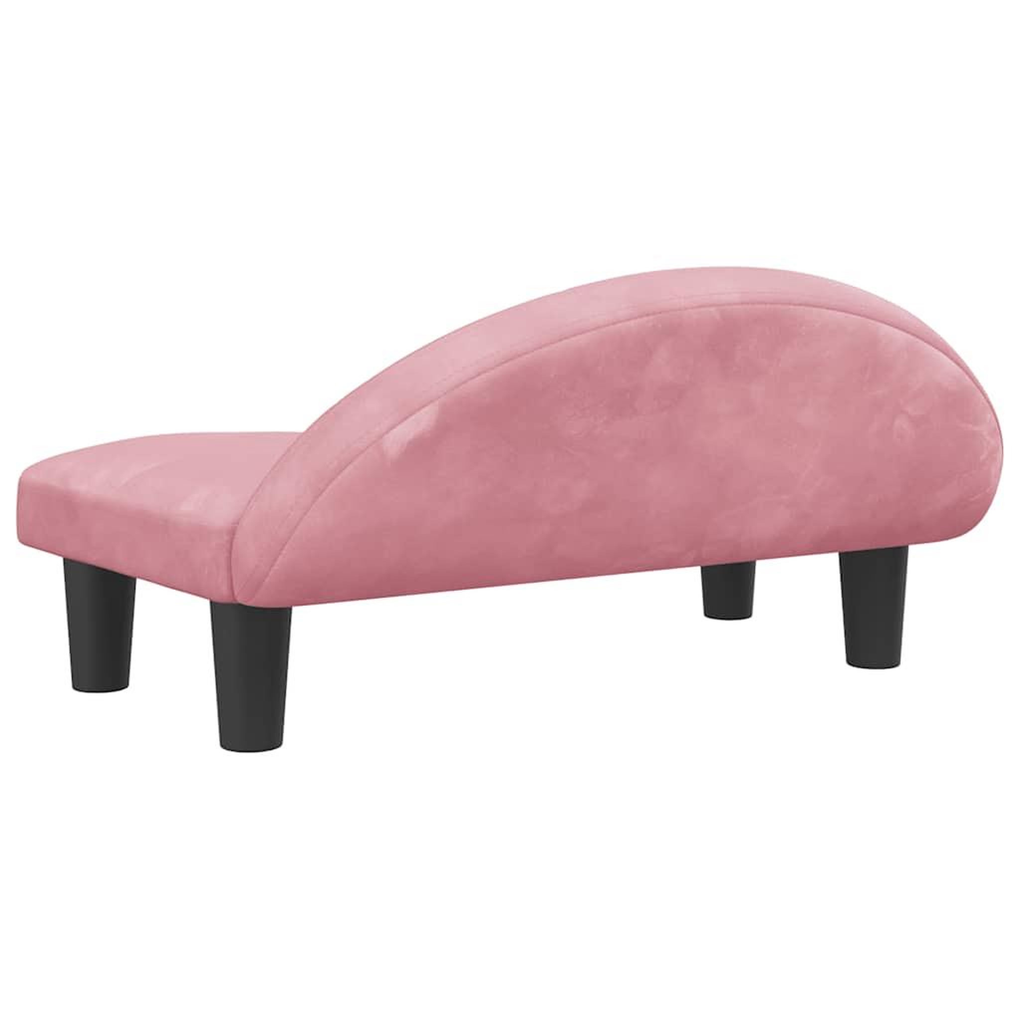 Voir la diapositive 5 : VIDAXL Lit pour chien rose 70x52x30 cm velours