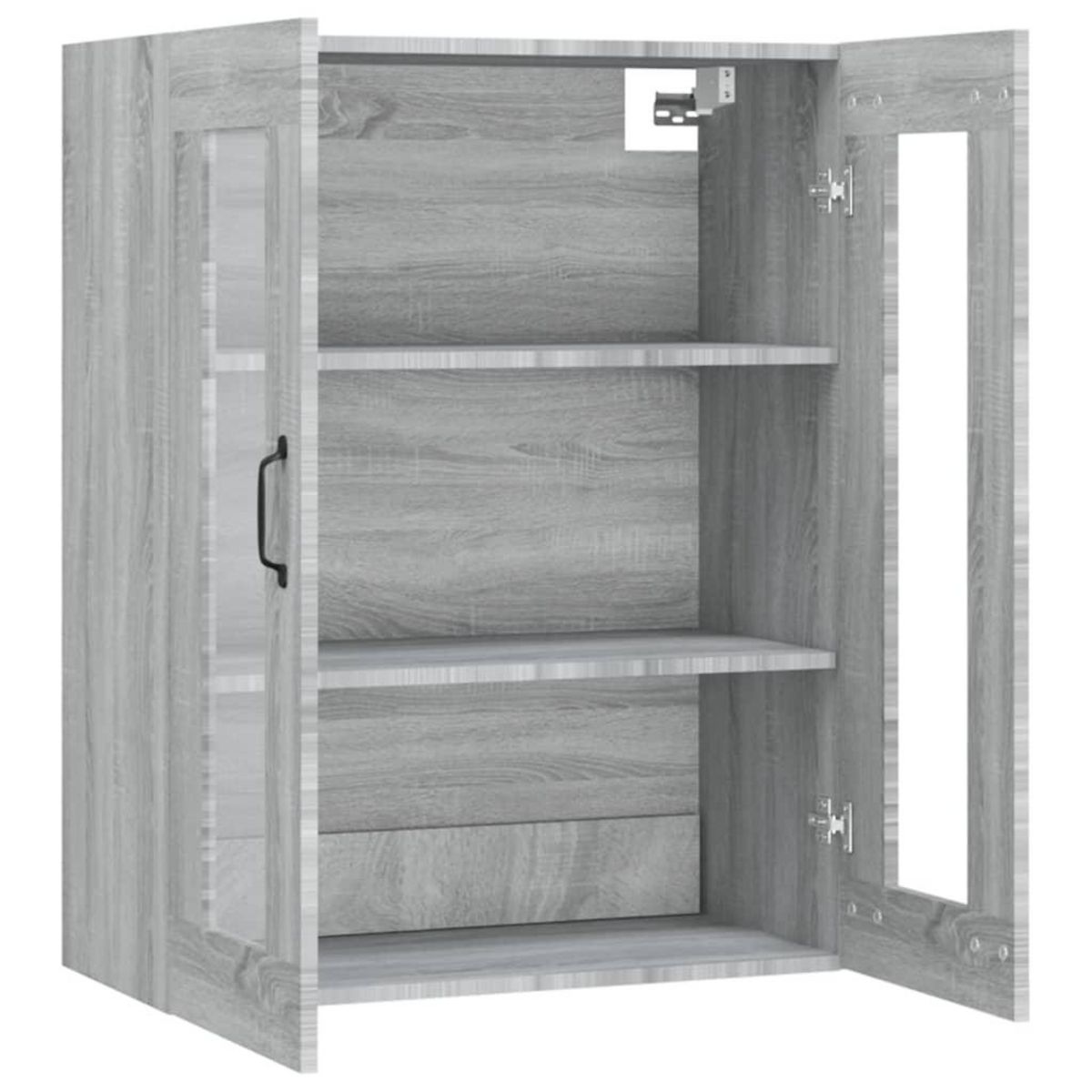 VIDAXL Armoire murale suspendue Sonoma gris 69,5x34x90 cm