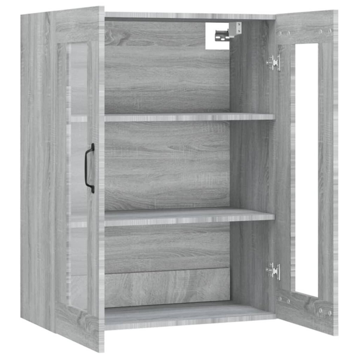 VIDAXL Armoire murale suspendue Sonoma gris 69,5x34x90 cm